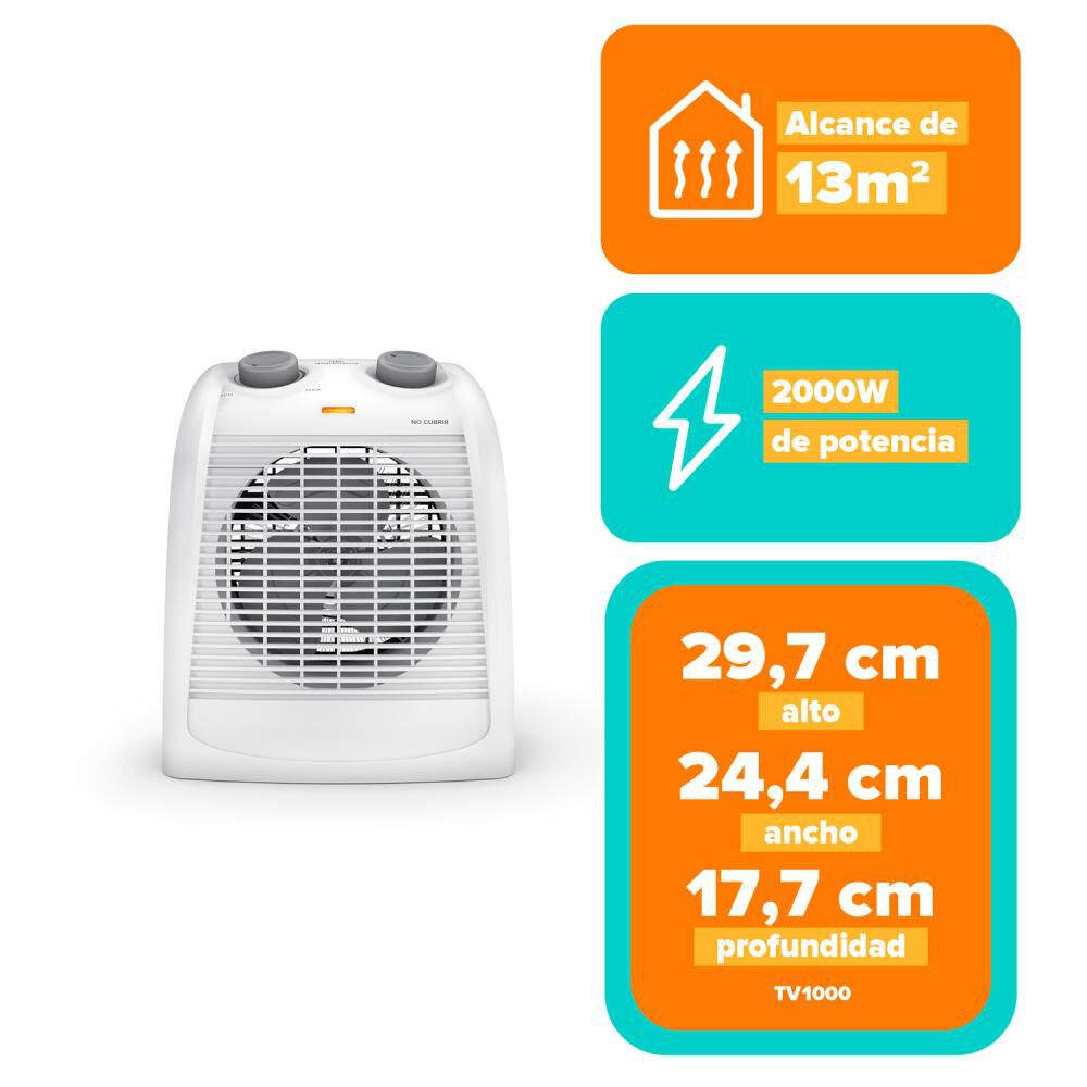 Termoventilador Mademsa Tv1000 image number 5.0