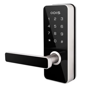 Cerradura Digital Odis 7700 Con Picaporte Manilla Reversible - Plata