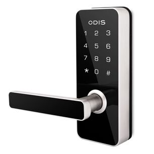 Cerradura Digital Odis 7700 Con Picaporte Manilla Reversible - Plata