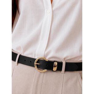 Cintur&oacute;n Mujer Katy Negro Carven