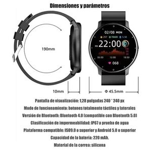 Reloj Inteligente Smartwatch Deportivo Impermeable