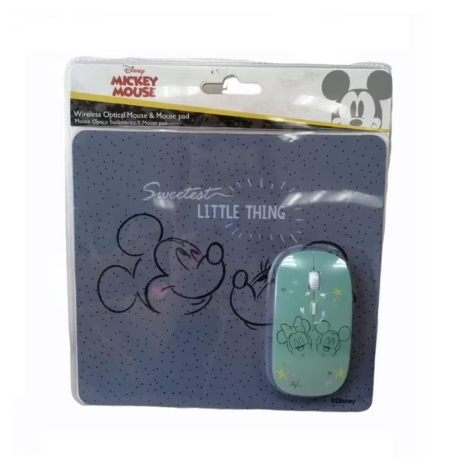 Kit Mouse Inalambrico Usb 3b Y Mousepad Gris Minnie Mouse image number 3.0