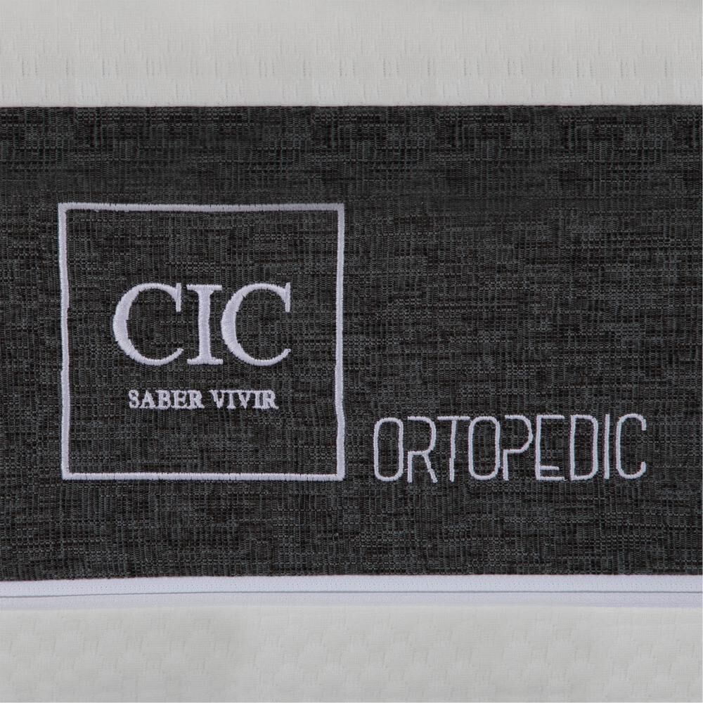 Cama Europea Cic Ortopedic / 2 Plazas / Base Dividida + Respaldo image number 12.0