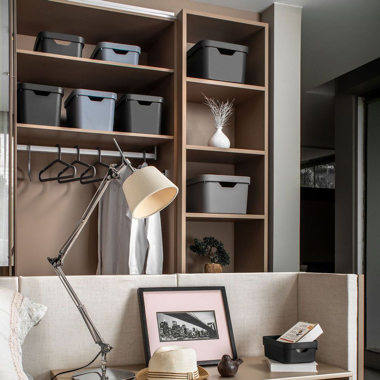 Conjunto Cajas Cube Gris image number 3.0