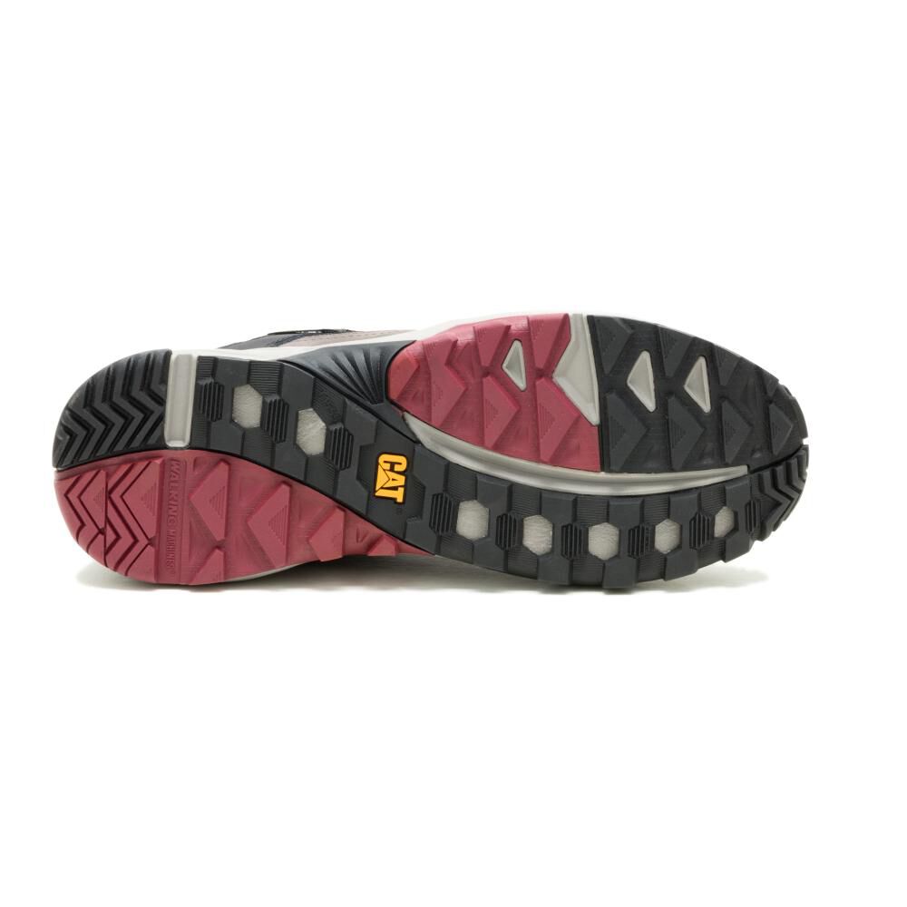 Zapatilla Urbana Hombre Cat Grapple Leather Gris image number 3.0