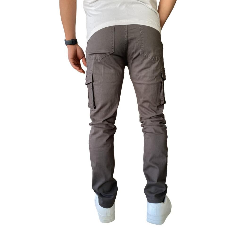 Pantalón Cargo Slim Fit Mosaico Tela Elasticada image number 13.0