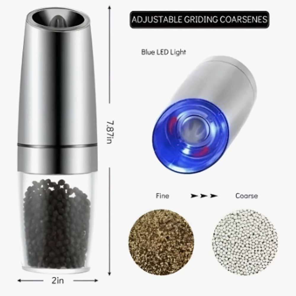 Molinillo Pimentero Electrico Gadnic Moledor Con Luz Led image number 4.0