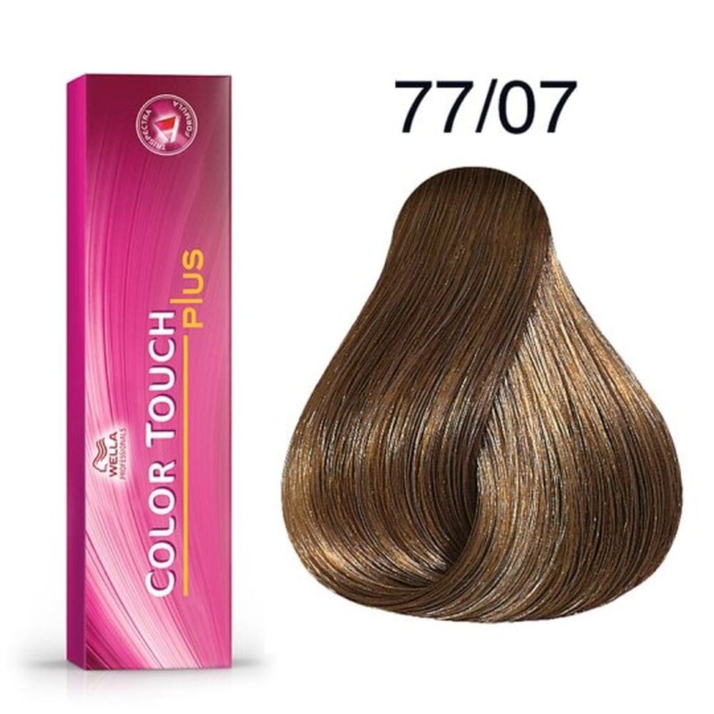 Tinte Para Cabello Wella Color Touch 77/07 Rubio Mediano Intenso Natural Marron 62ml image number 2.0