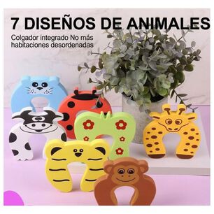 Pack 3 Topes Puerta Antigolpe Beb&eacute; Dise&ntilde;o Animales