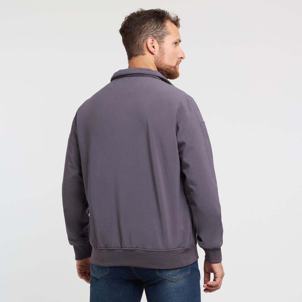 Polerón Liso Regular Cuello Alto Hombre Peroe image number 3.0