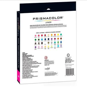 L&aacute;pilces De 36 Colores Prismacolor Jr.