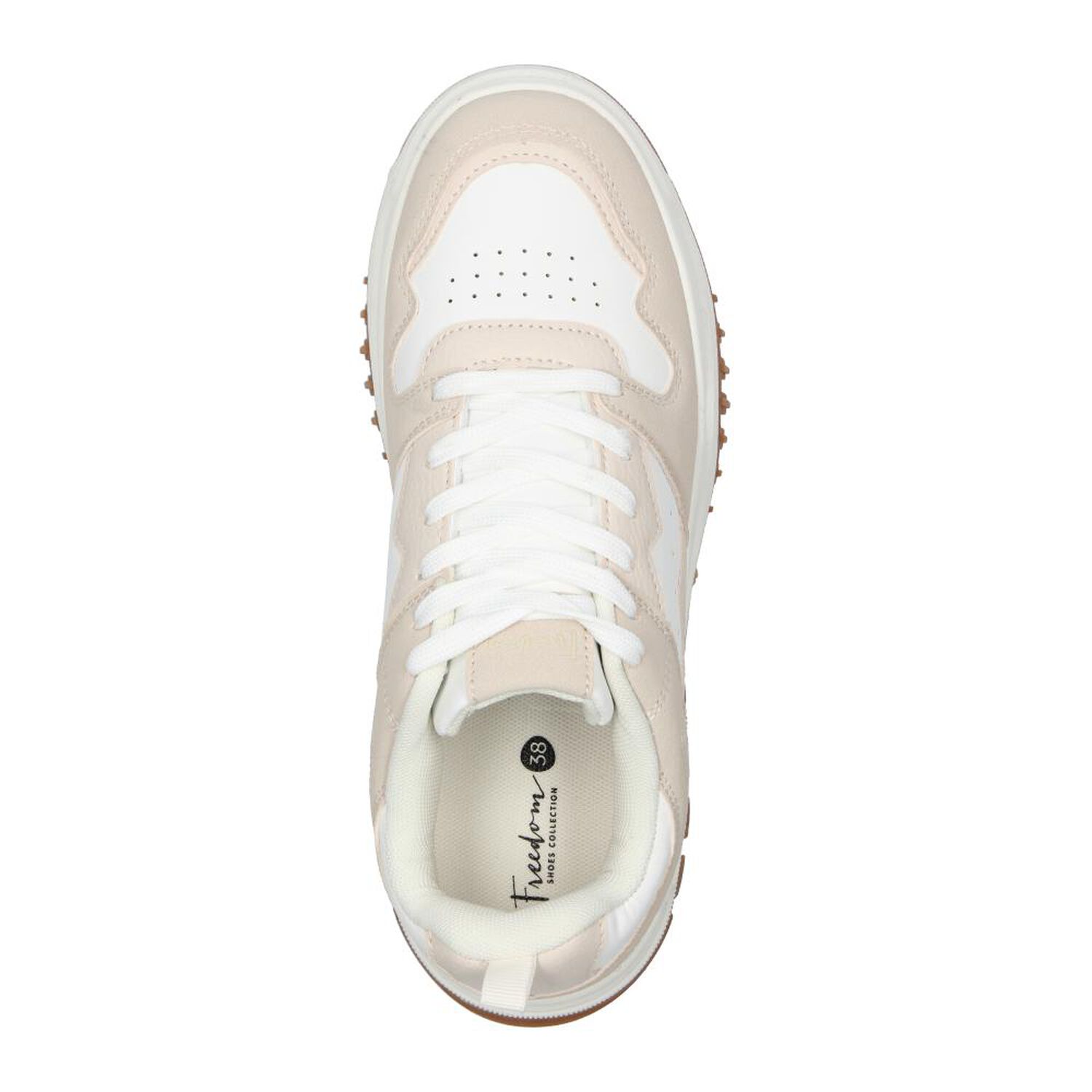 Zapatilla Urbana Mujer Freedom Beige image number 4.0