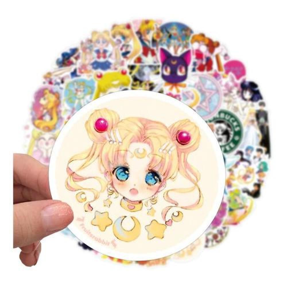 50 Sticker Sailor Moon Serena image number 1.0