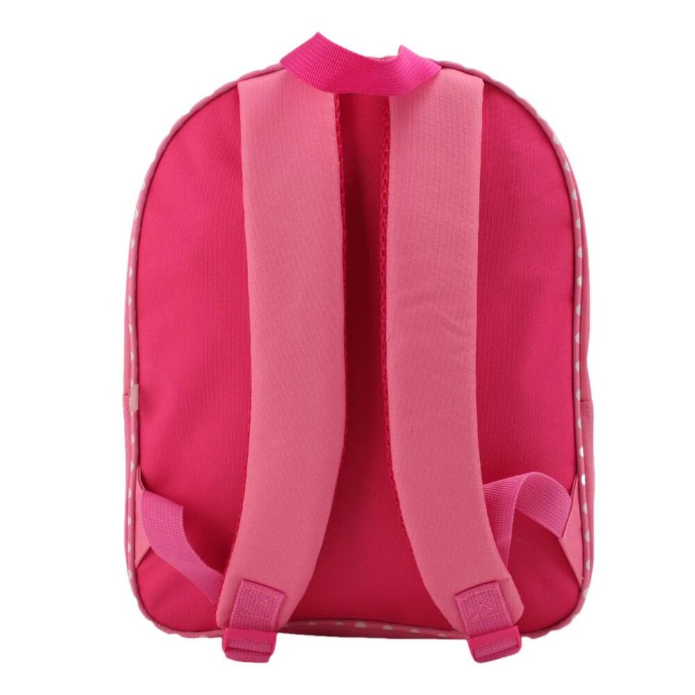 Mochila Infantil Rosa Diseño Ratón Lazo Lunares Niños image number 3.0