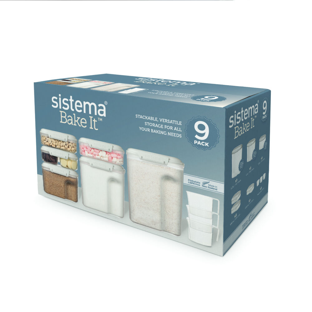 Set De 9 Contenedores Herméticos Sistema Bake It image number 4.0