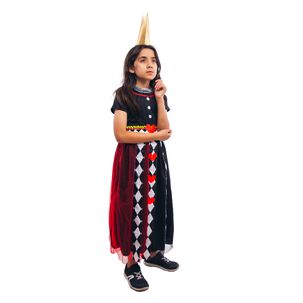 Disfraz Infantil Niña Reina De Los Corazones Alicia