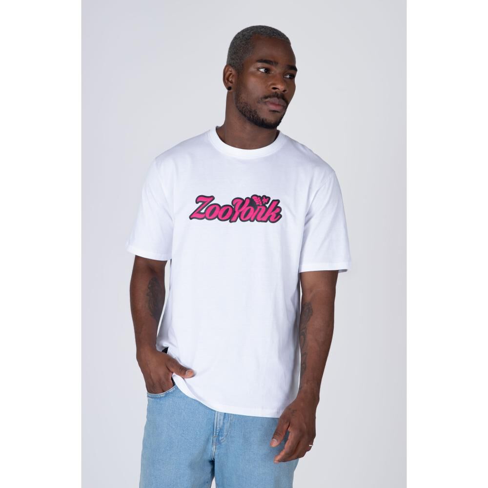 Polera Lisa Manga Corta Cuello Redondo Hombre Zoo York image number 0.0
