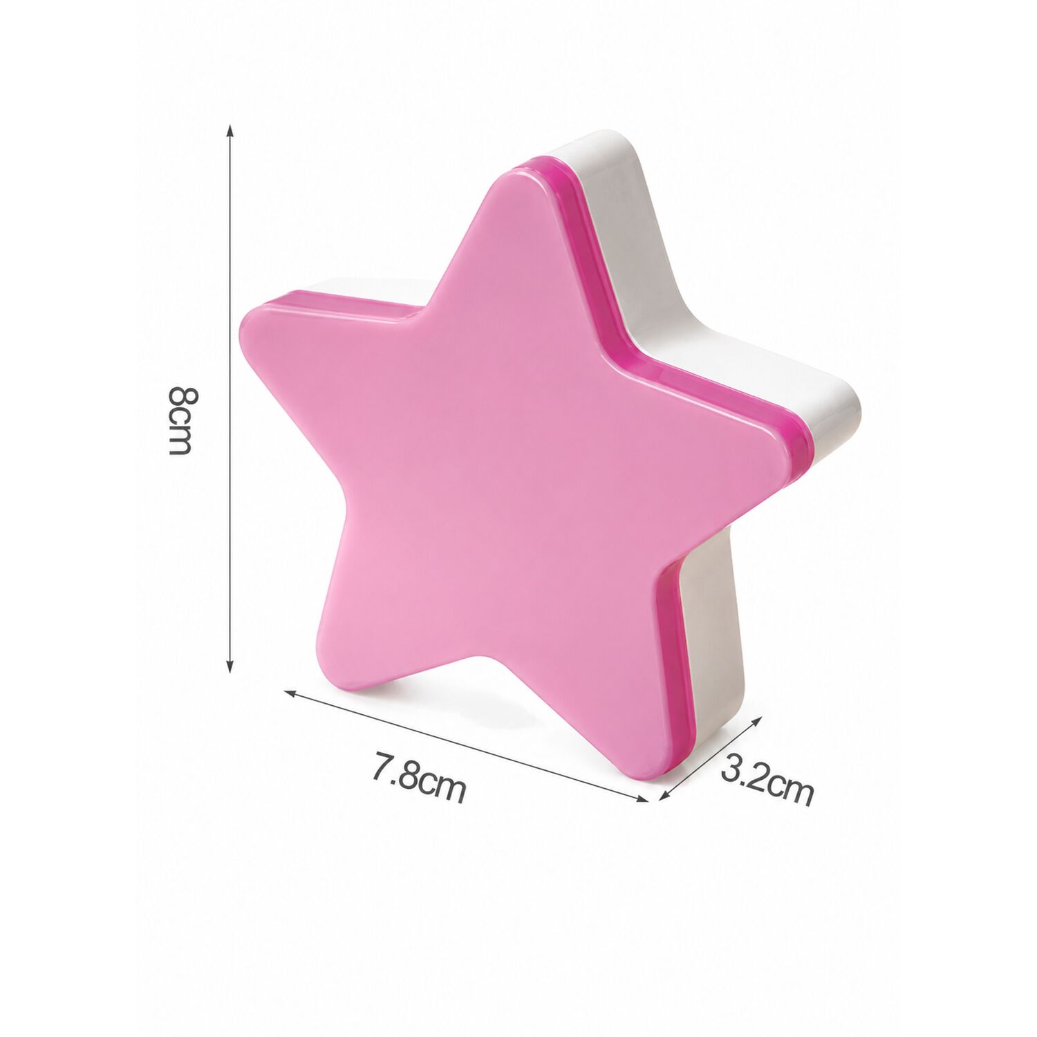 Lampara De Noche Espanta Cuco Luz Led Forma Estrella Ni&ntilde;os image number 13.0