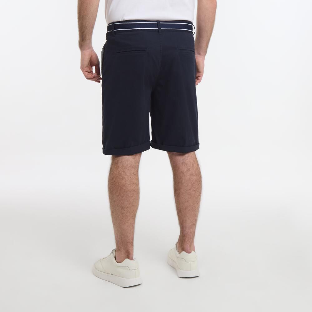 Bermuda Liso Tiro Medio Regular Hombre The King's Polo Club image number 3.0