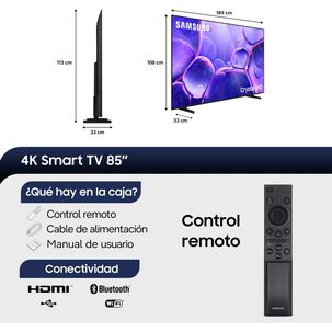 Led 85" Samsung U8000F / Ultra HD 4K / Smart TV 2025