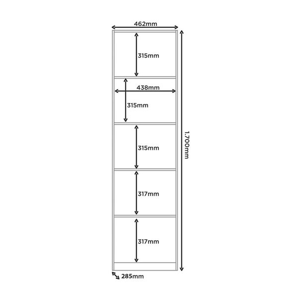 Despensa Multiuso Eden Marrocos / Off White 170 X 46.2 X 28,5