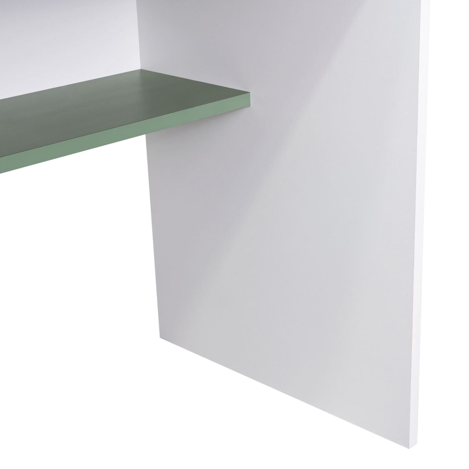 Escritorio Con 1 Cajon 73x80x49,8 Cm Blanco Y Aguamarina image number 6.0