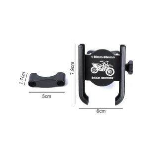 Soporte Celular Para Moto Met&aacute;lico Rotaci&oacute;n 360