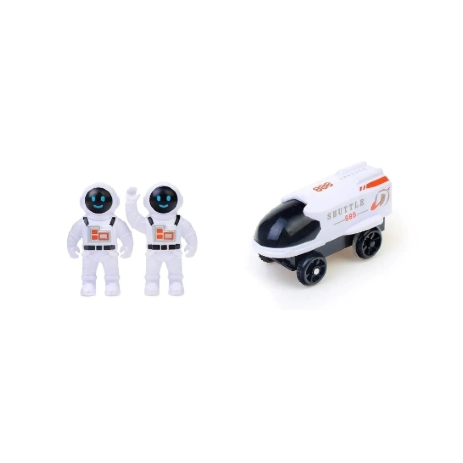 Juguete Pista De Auto Astronautas 14 Piezas Infantil image number 1.0