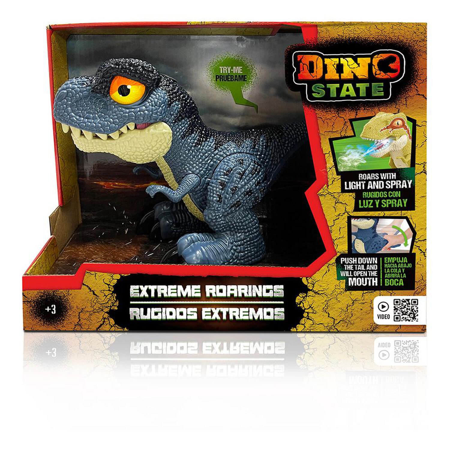 Dinosaurio De Juguete Rugidos Extremos Dino State image number 6.0