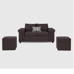 Sof&aacute; Mons Sicilia / 2 Cuerpos + 2 Pouf