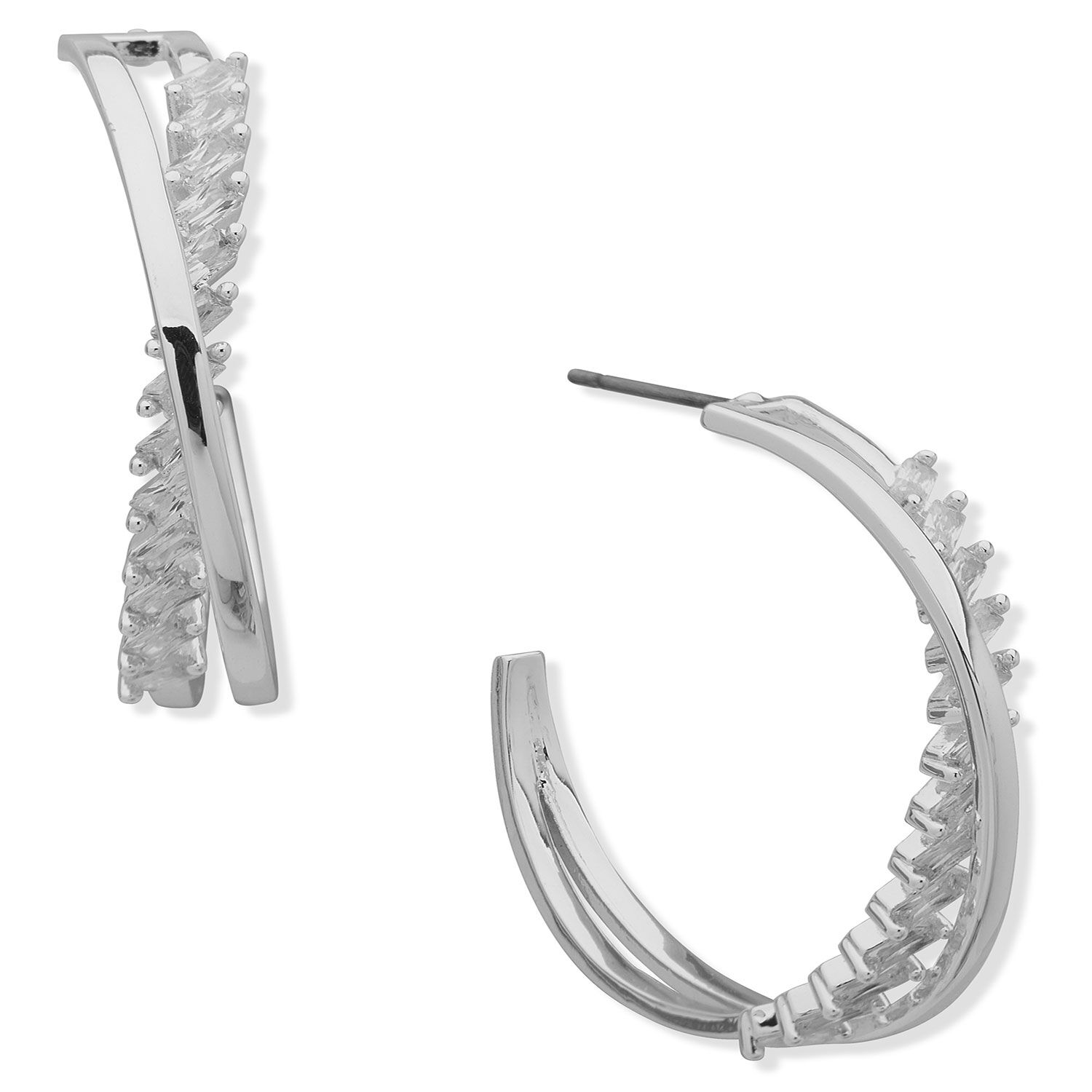 Aros Anne Klein Plateado Mujer 01g00691 image number 0.0