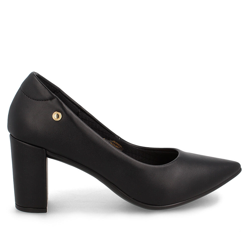 Zapato Taco Mujer Bata Carmen Negro image number 4.0