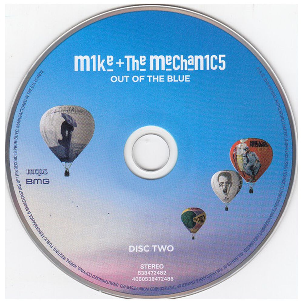 Mike + The Mechanics - Out Of The Blue: Best Of (2cd) (ltd Edition) | Cd image number 3.0