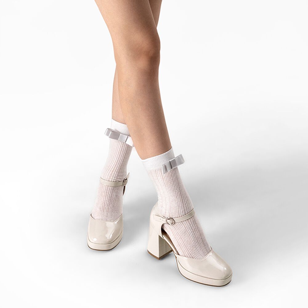 Zapato Mary Jane Tacones Elegante Charol Mujer Weide Yl85 image number 2.0