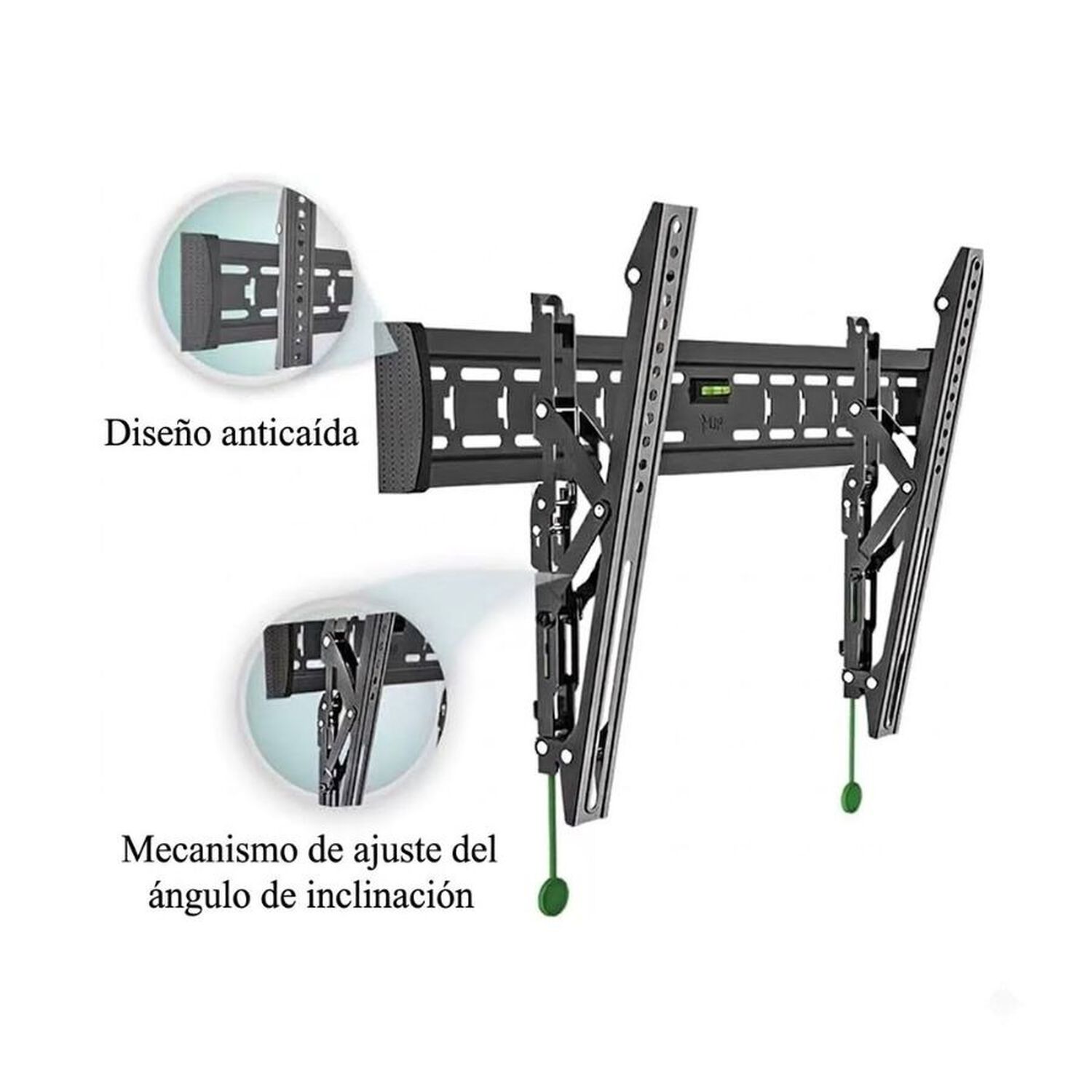 Soporte De Pared Para Tv 55 A 75 Brazo Articulado Inclinable image number 1.0