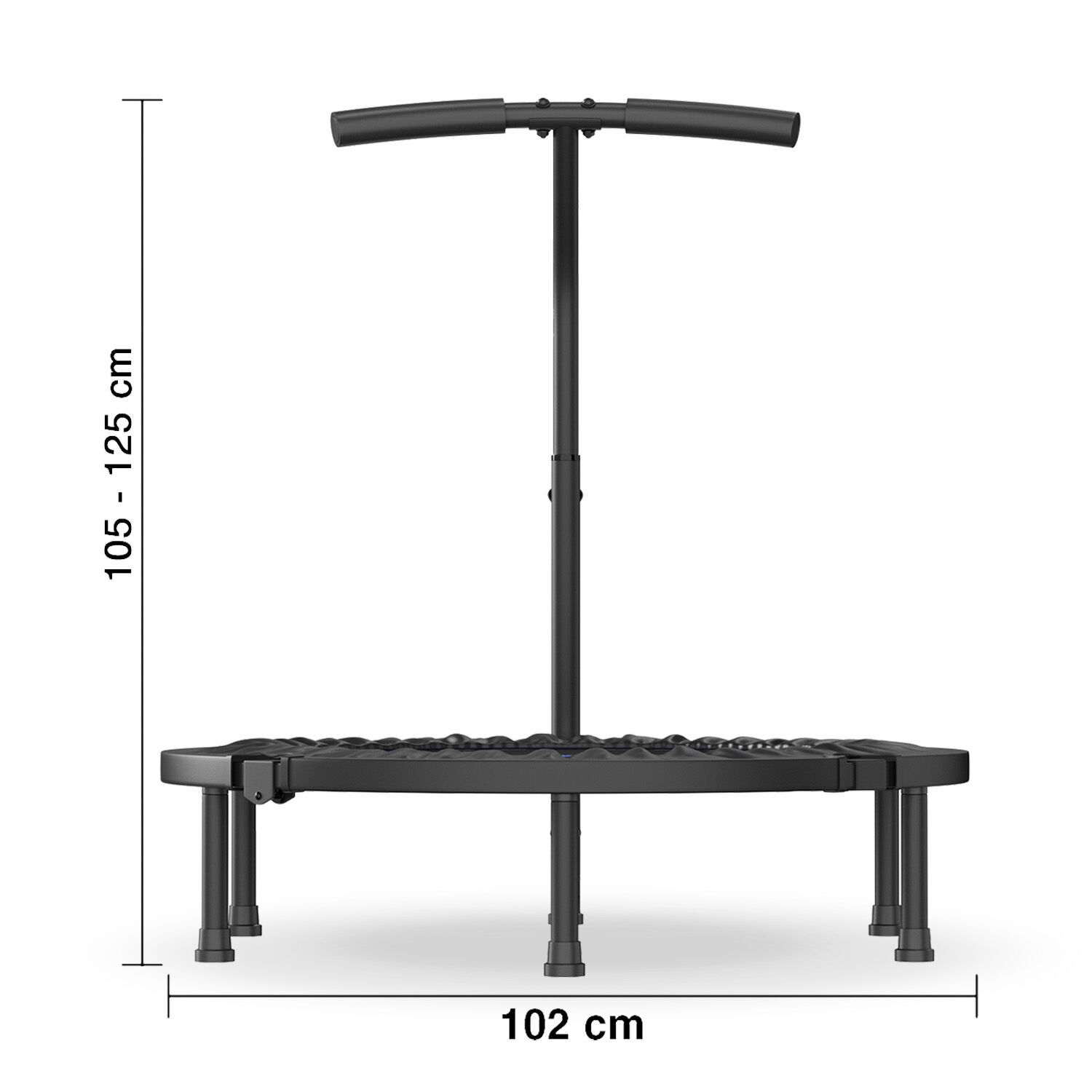 Trampol&iacute;n Fitness 102 Cm Con Barra Frontal image number 4.0