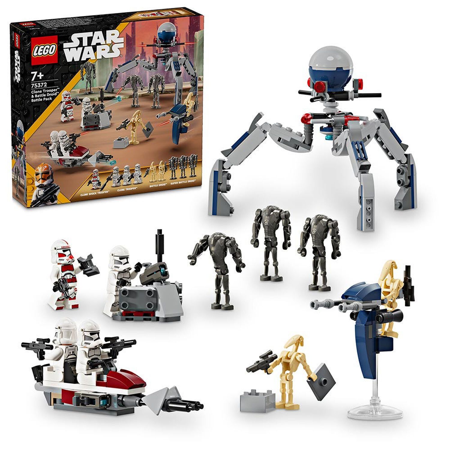 Lego Star Wars - Pack De Combate: Soldado Clon Y Droide De Combate - 75372 image number 0.0