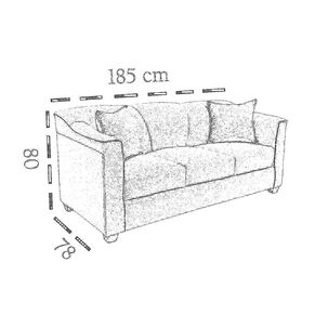 Juego De Living Sitial Home Venecia / 5 Cuerpos