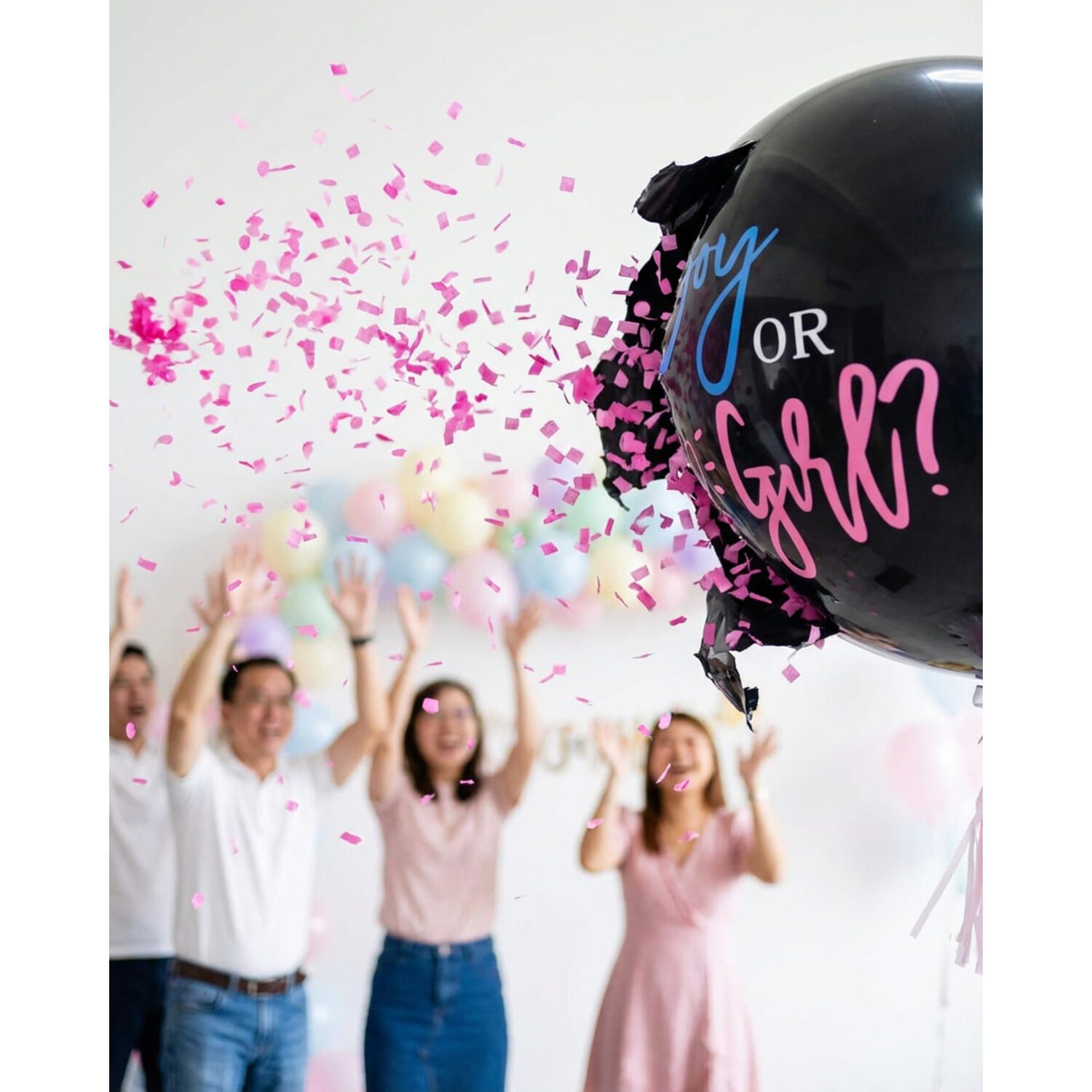 Globo Premium Revelacion De Genero Baby Shower Cotillon ? image number 5.0