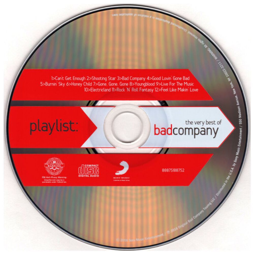 Bad Company - Playlist: The Very Best Of | Cd image number 2.0