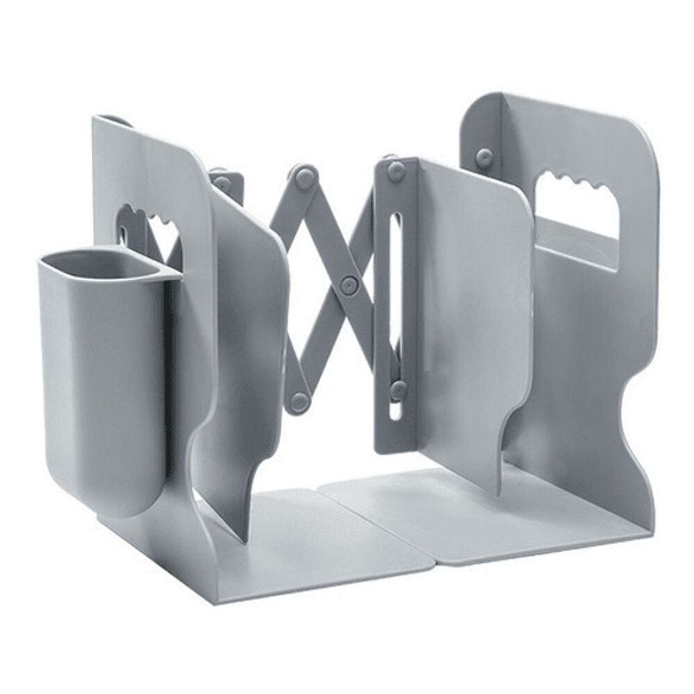 Estante Organizador Soporte Libros Ajustable Con Portalápice image number 1.0