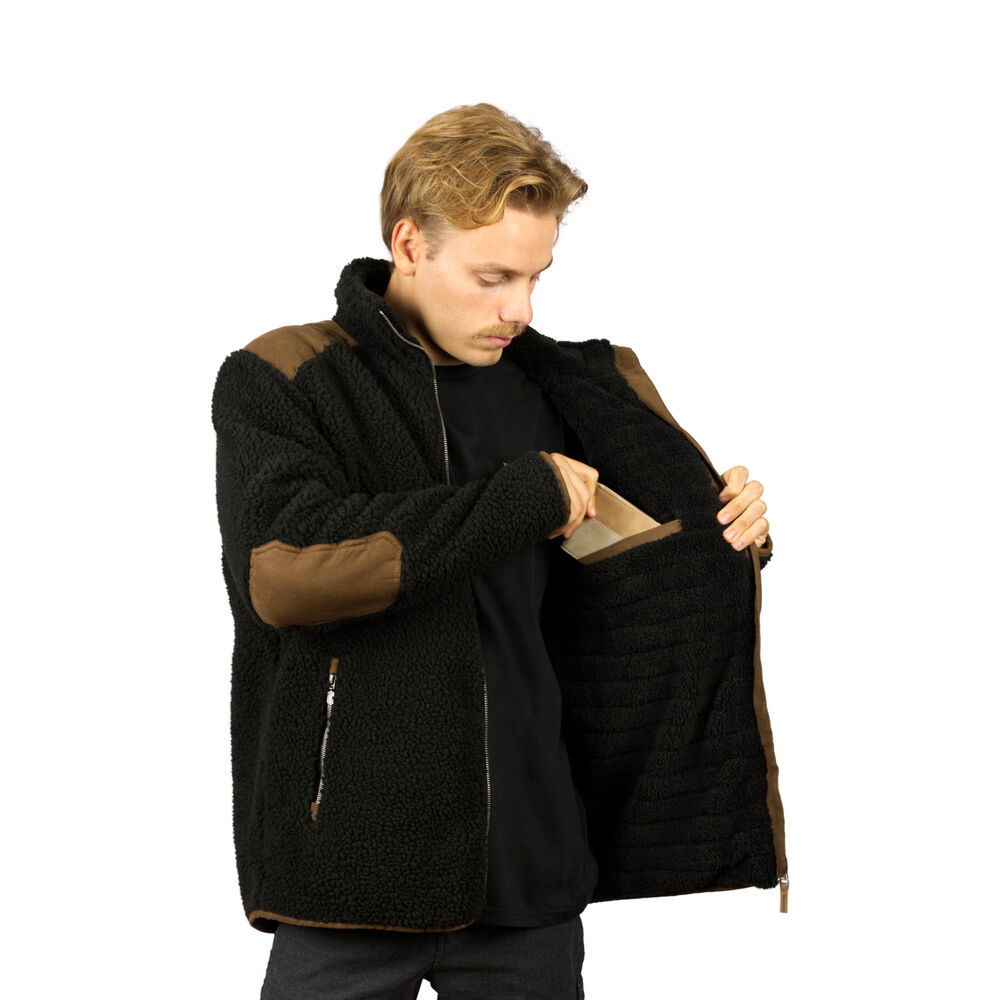 Chaqueta Chiporro Lodge Negro Hombre Falcone image number 5.0