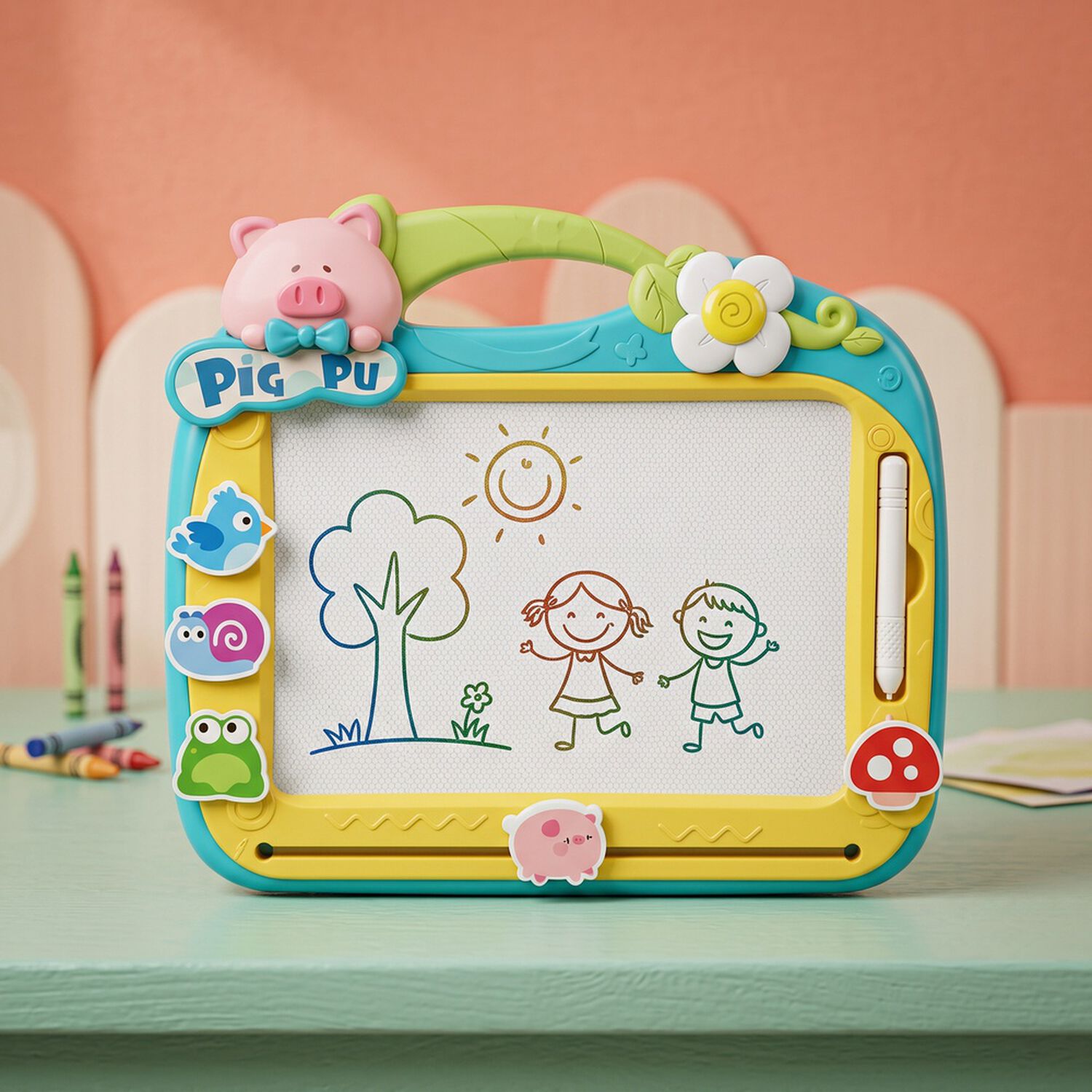 Pizarra Magica Magn&eacute;tica Borrable Para Ni&ntilde;os Ni&ntilde;as Divertida image number 29.0