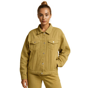 Chaqueta Mezclilla Oversize Mujer Rumania