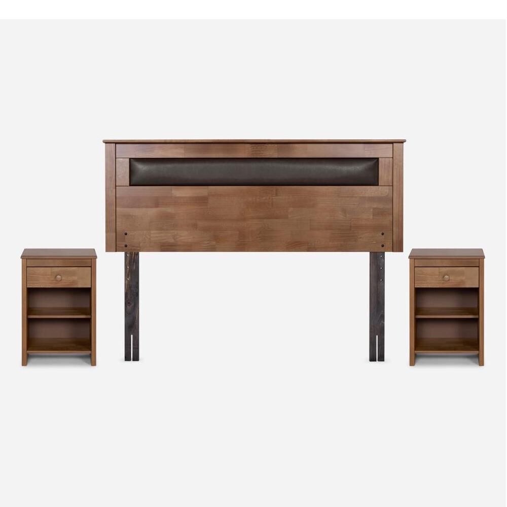 Cama Europea Rosen New Style 6 / 2 Plazas / Base Dividida + Set De Maderas image number 2.0