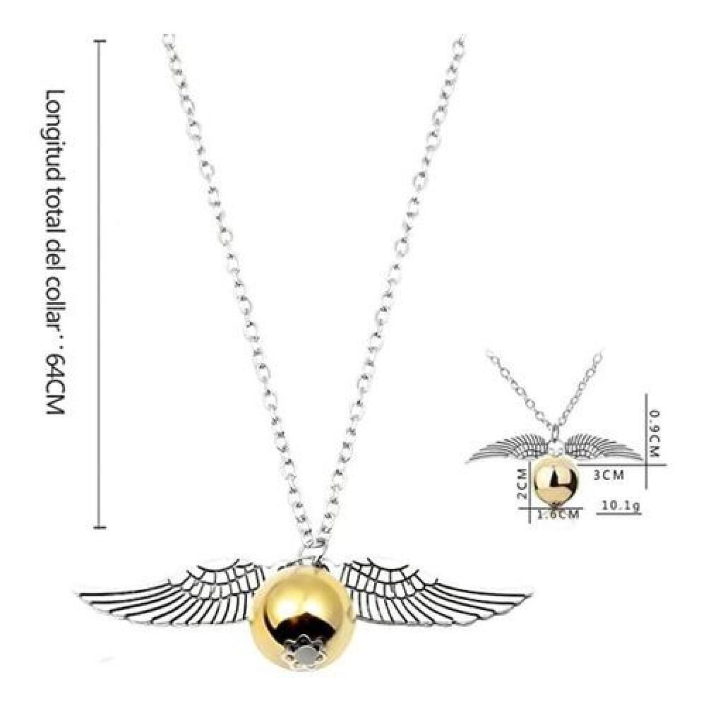 Set Golden Snitch Quidditch Collar + Pulsera Harry Potter image number 8.0