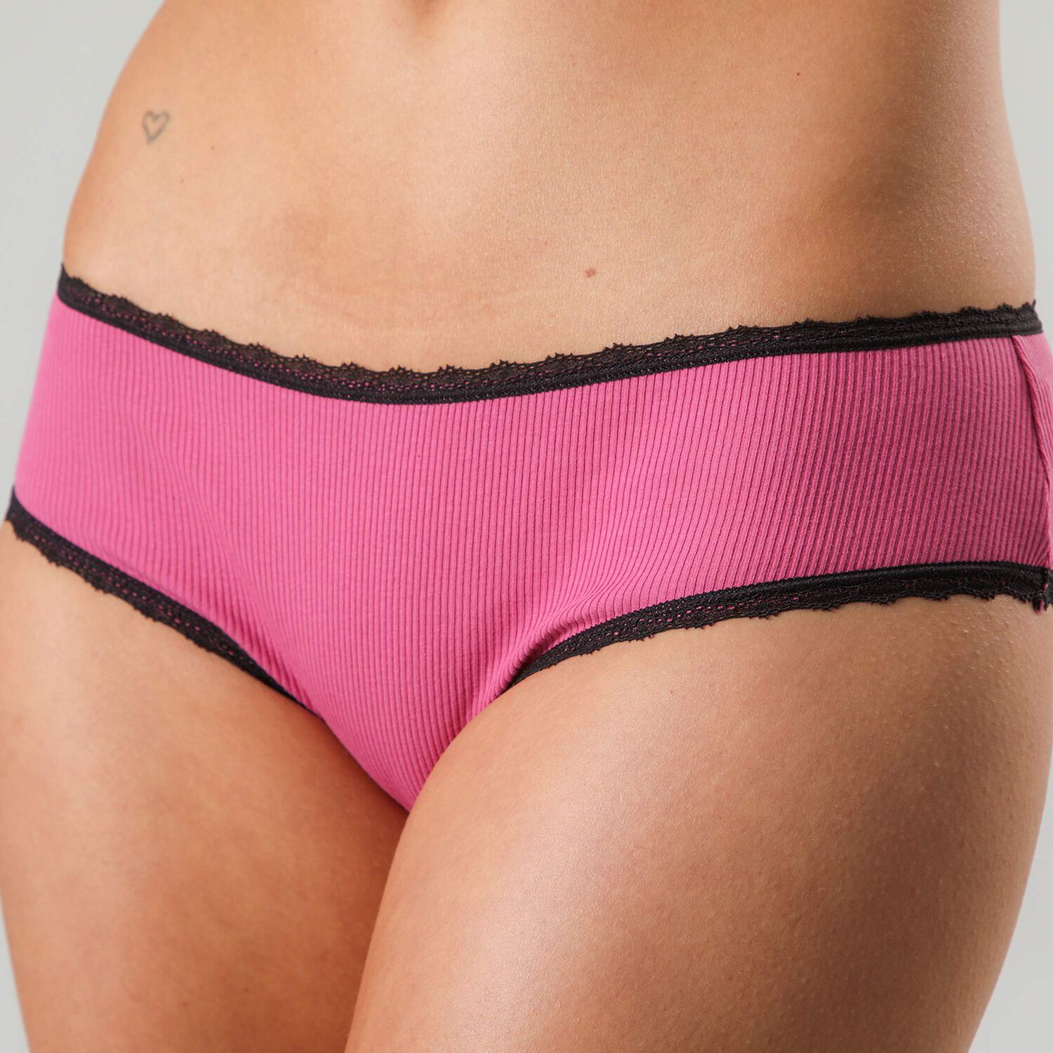 Pack X3 Pantaleta Algodon Rib Bonded 25441-172 image number 3.0