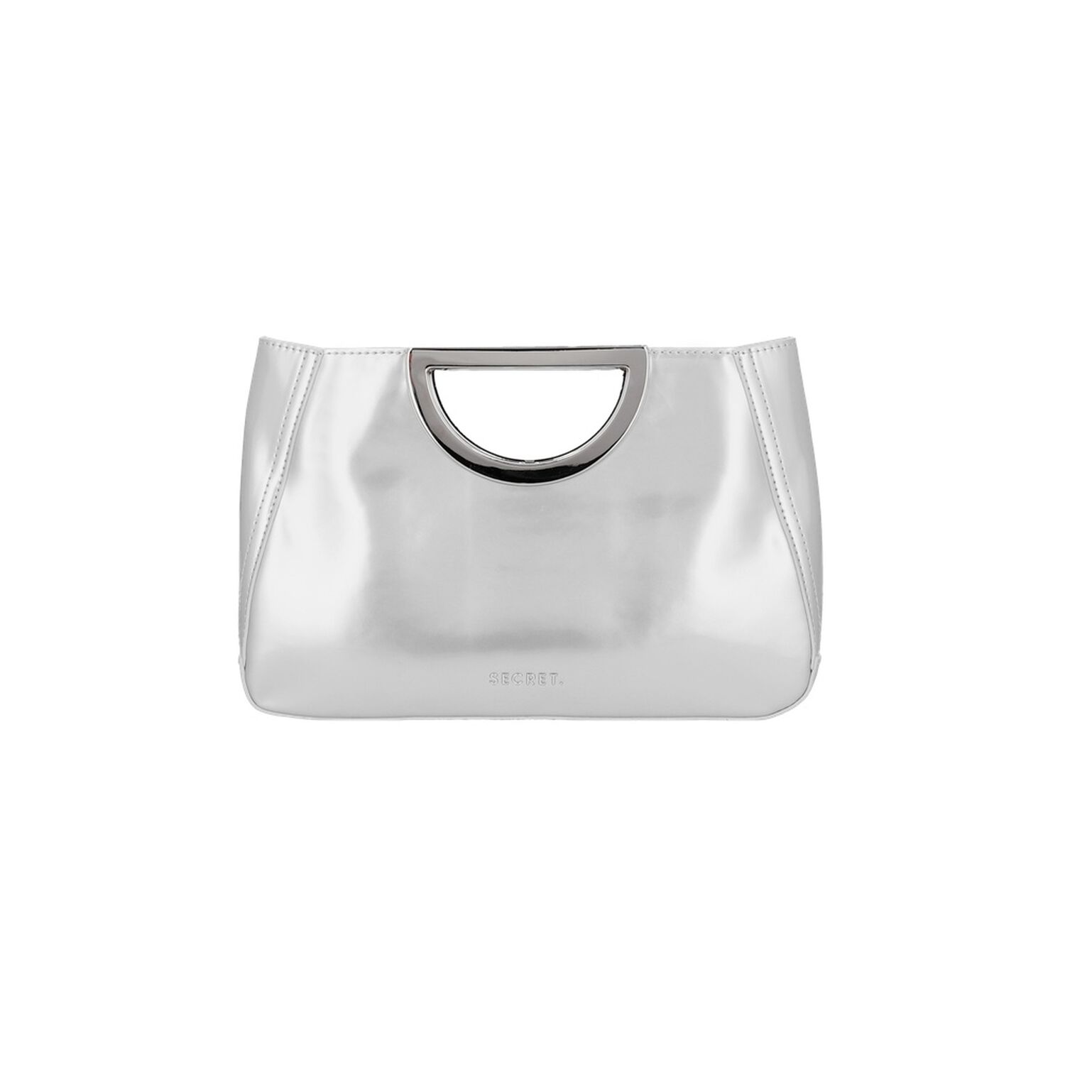 Cartera De Fiesta Secret Fete Sc7 Mediana Plateada image number 0.0