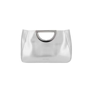 Cartera De Fiesta Secret Fete Sc7 Mediana Plateada