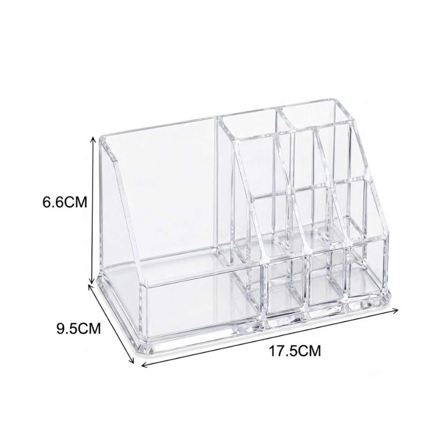 Organizador Maquillaje Acr&iacute;lico Transparente Compartimentos Tocador image number 2.0